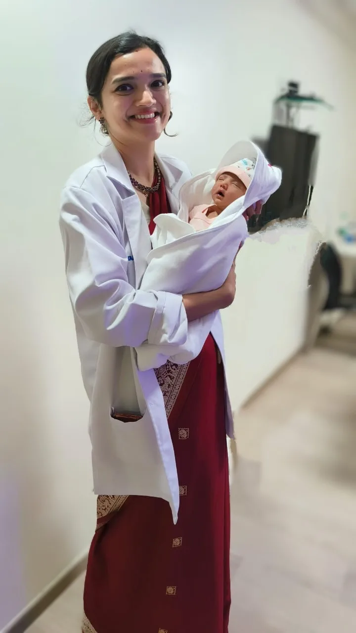 Moment at Dr. Sharvari's clinic