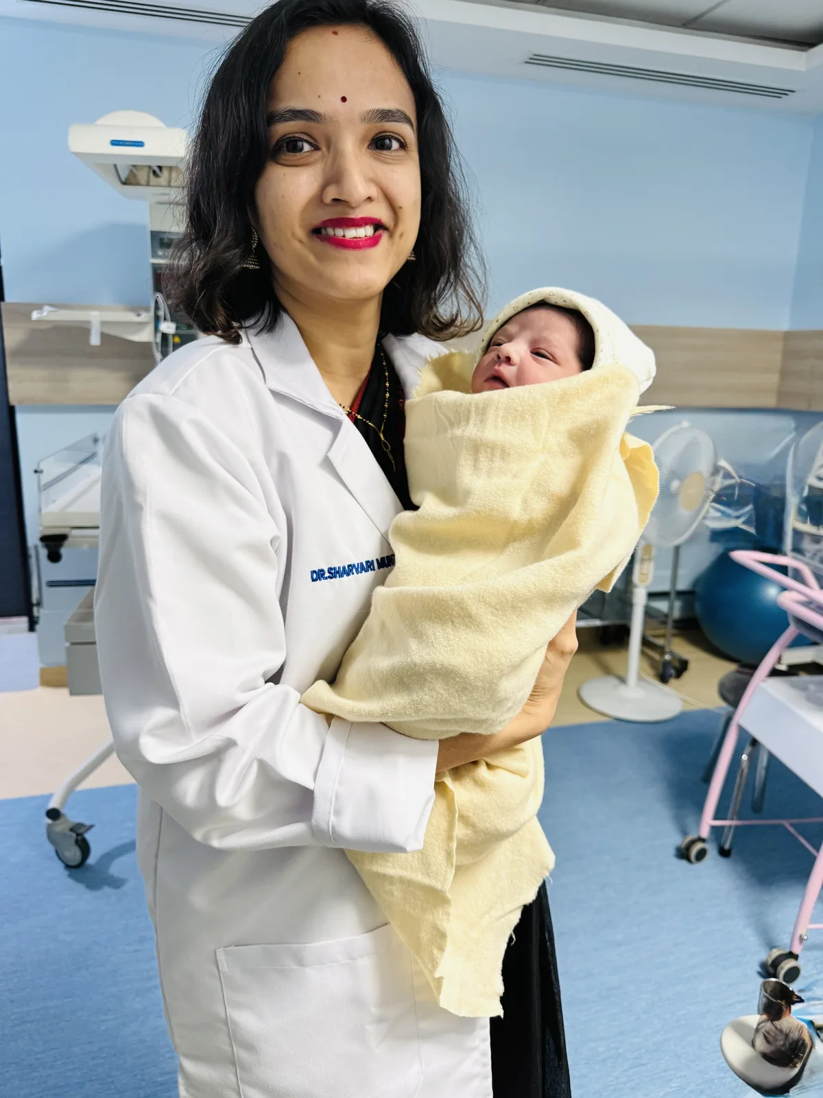 Moment at Dr. Sharvari's clinic