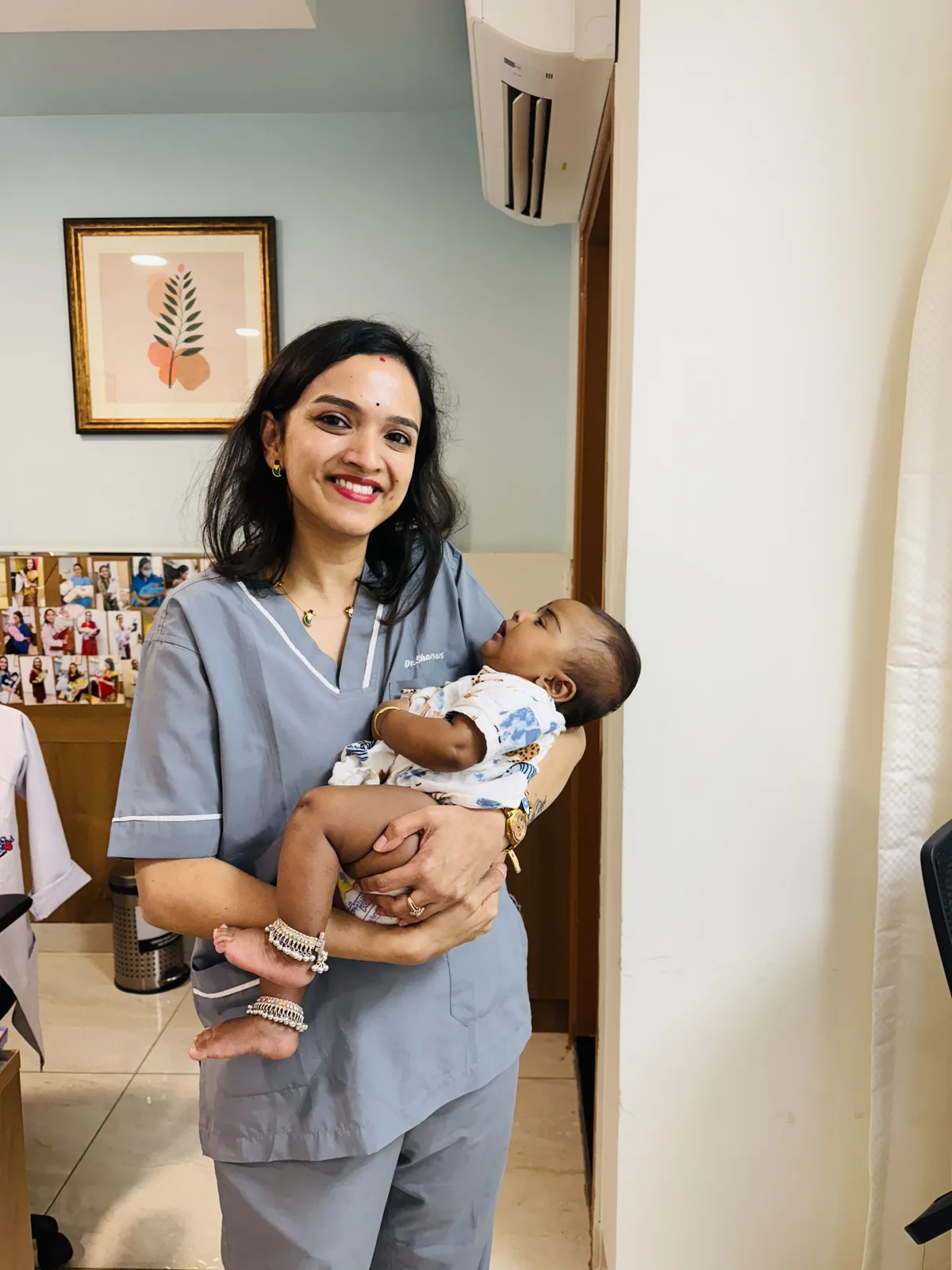 Moment at Dr. Sharvari's clinic