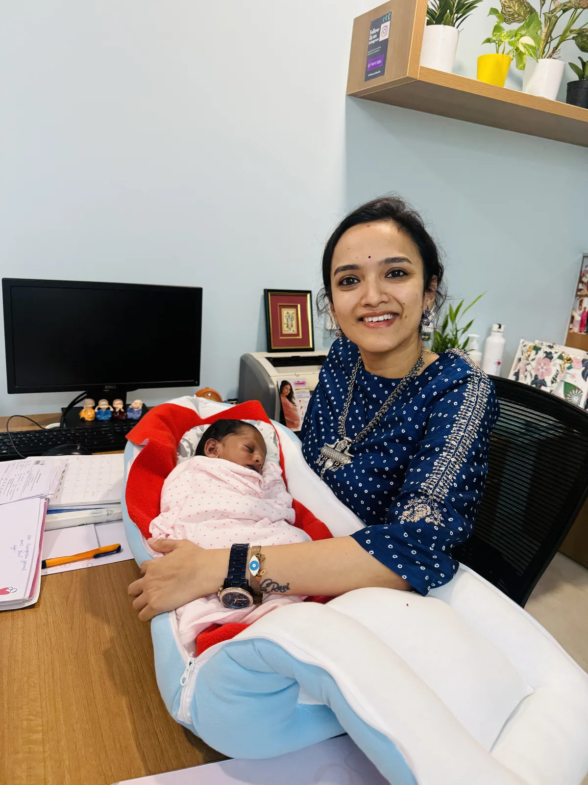 Moment at Dr. Sharvari's clinic