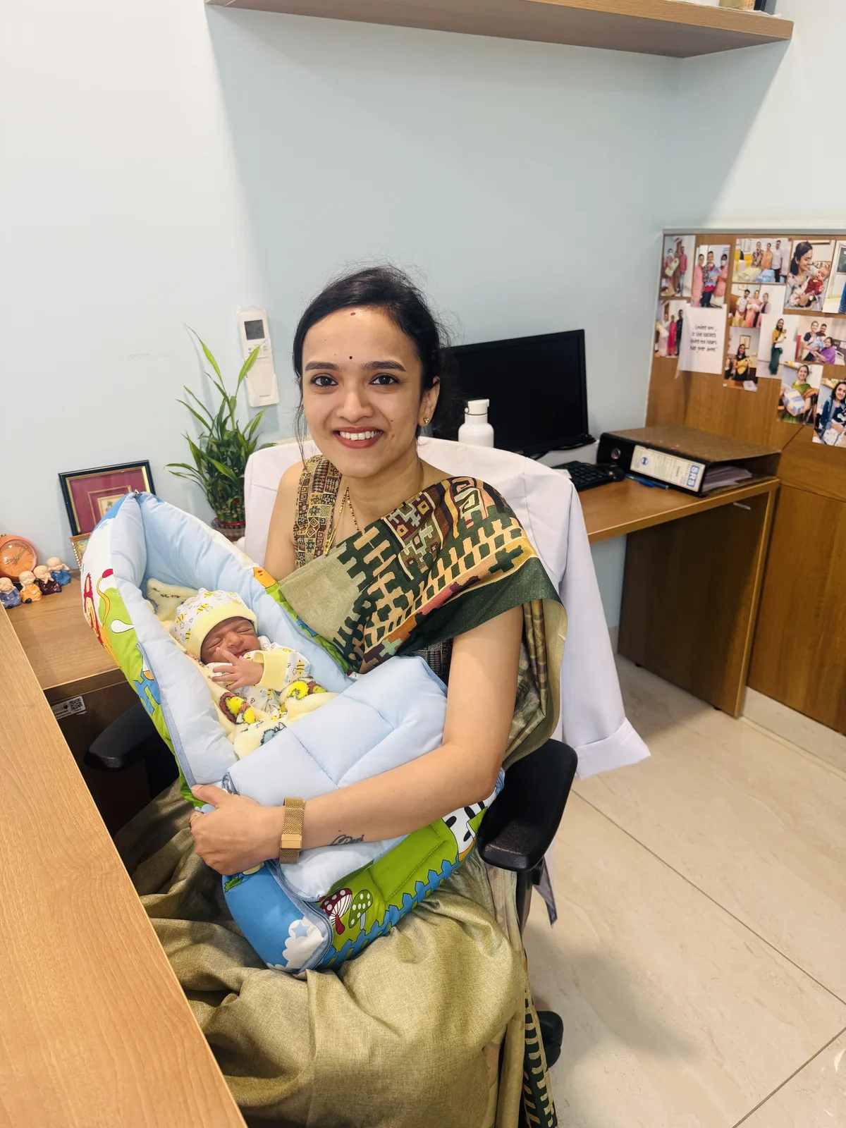 Moment at Dr. Sharvari's clinic