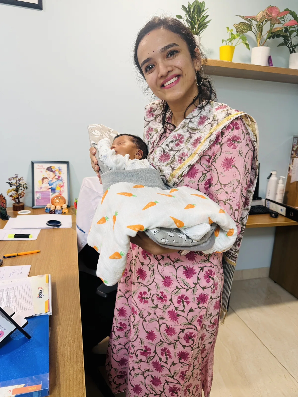 Moment at Dr. Sharvari's clinic