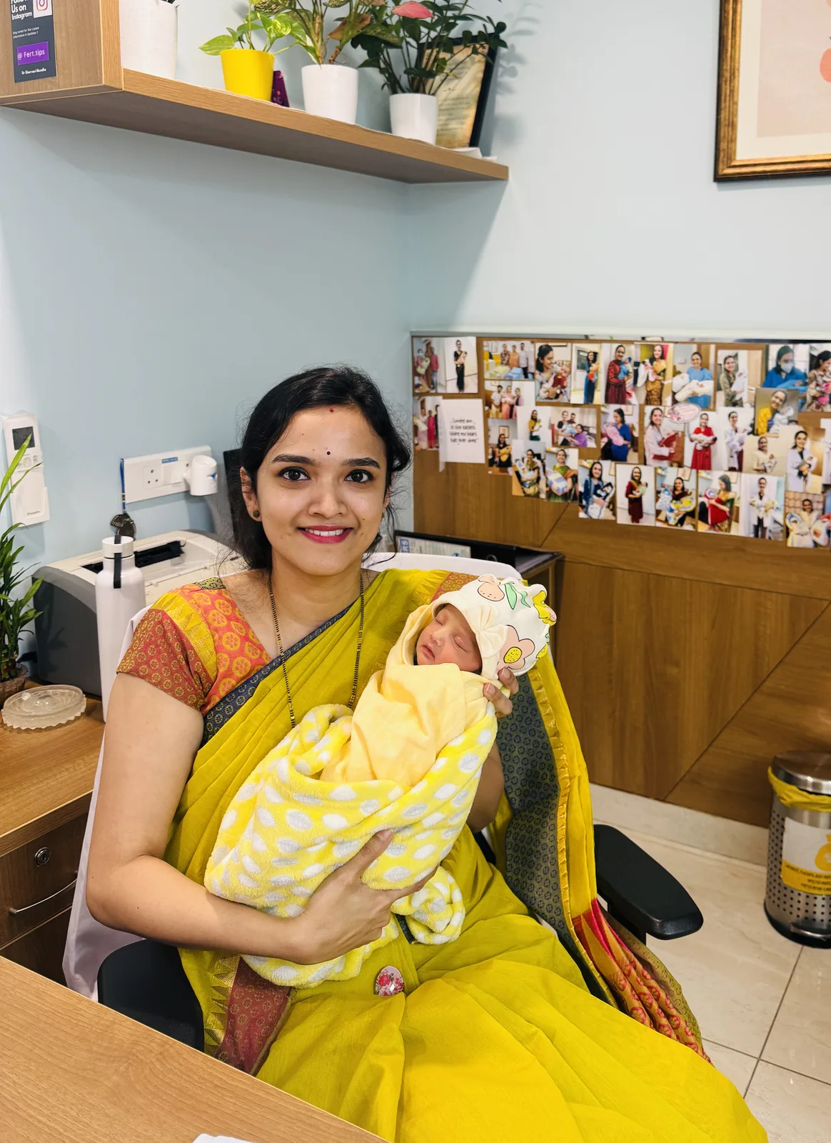 Moment at Dr. Sharvari's clinic