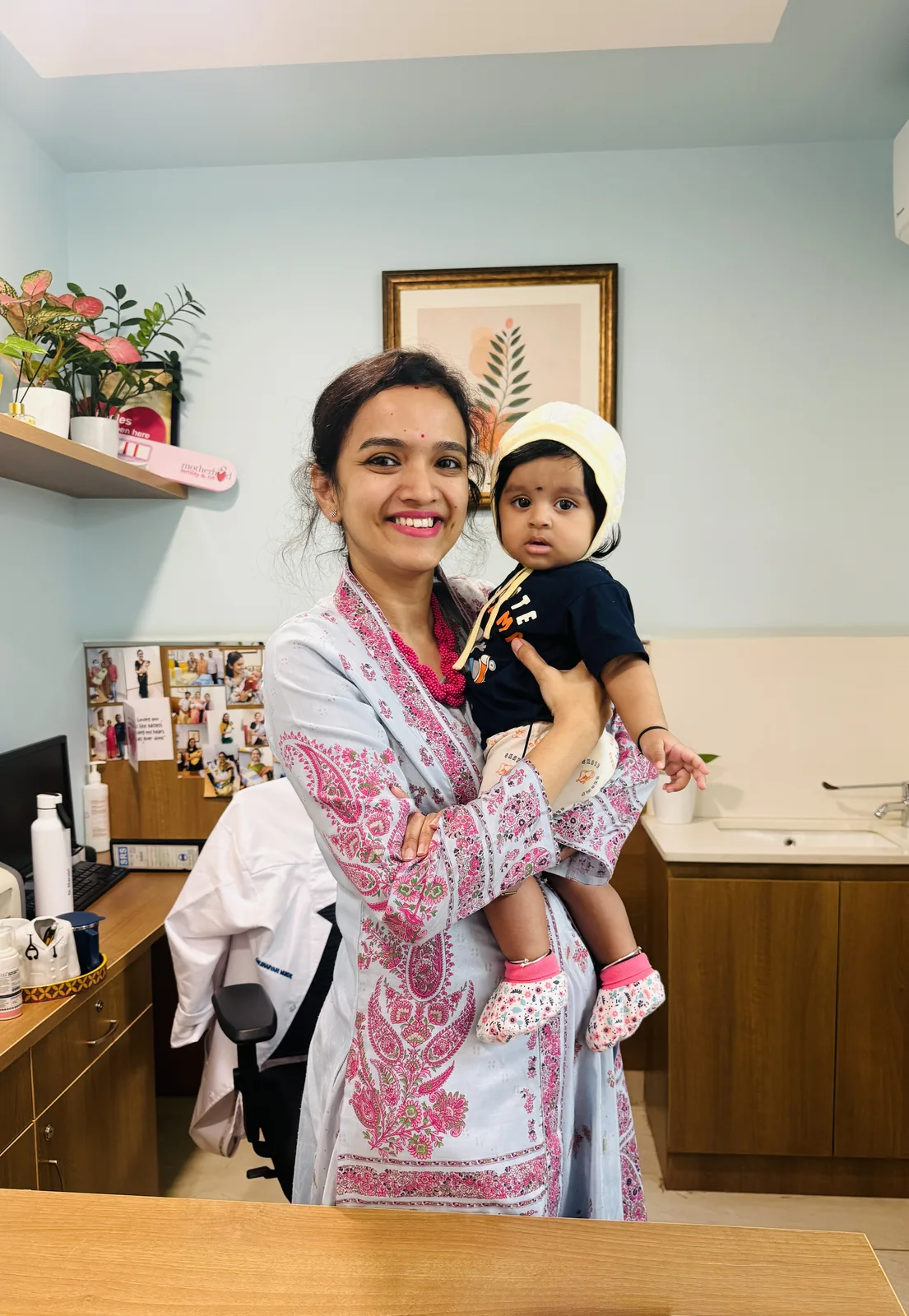Moment at Dr. Sharvari's clinic