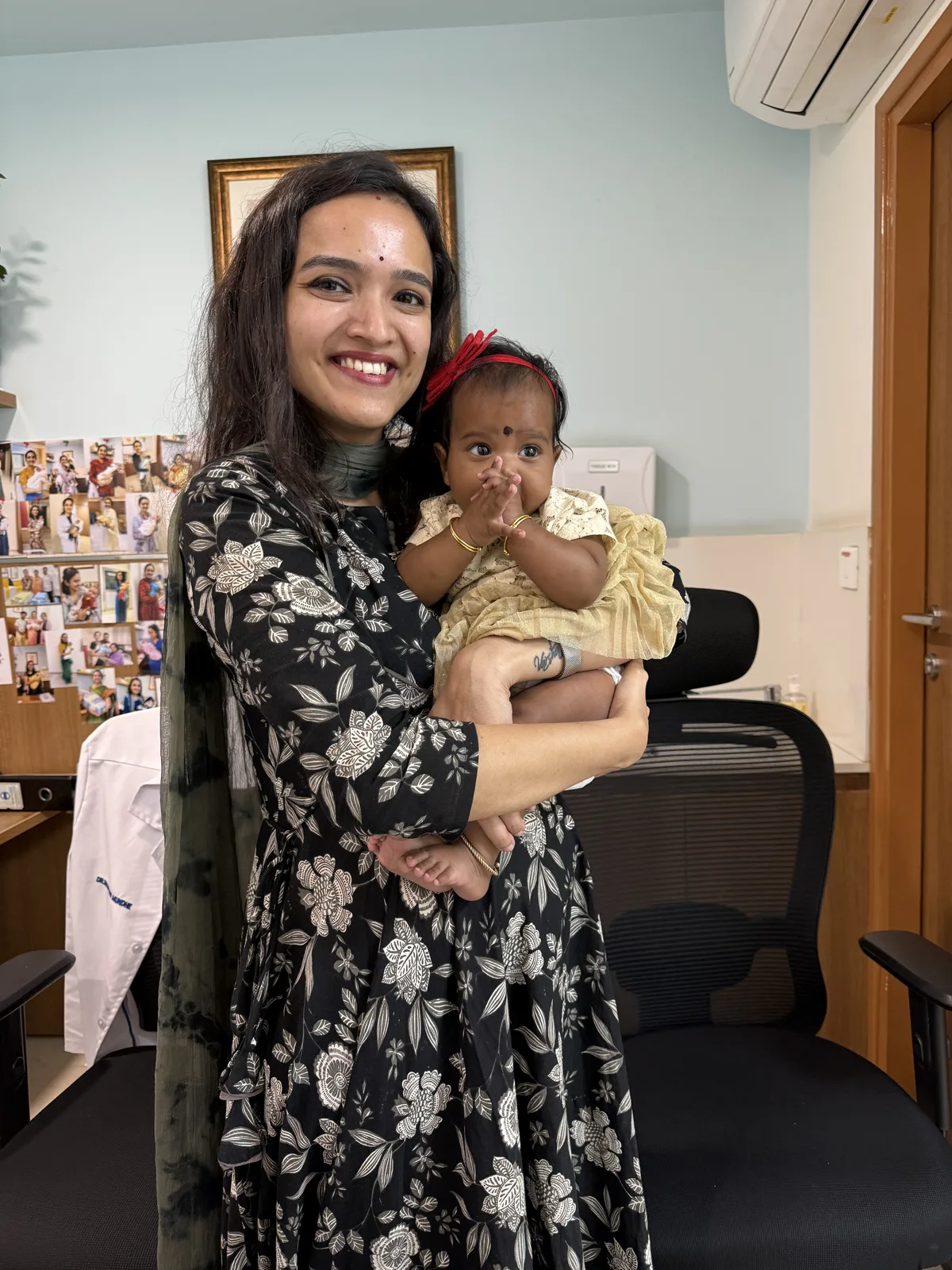 Moment at Dr. Sharvari's clinic