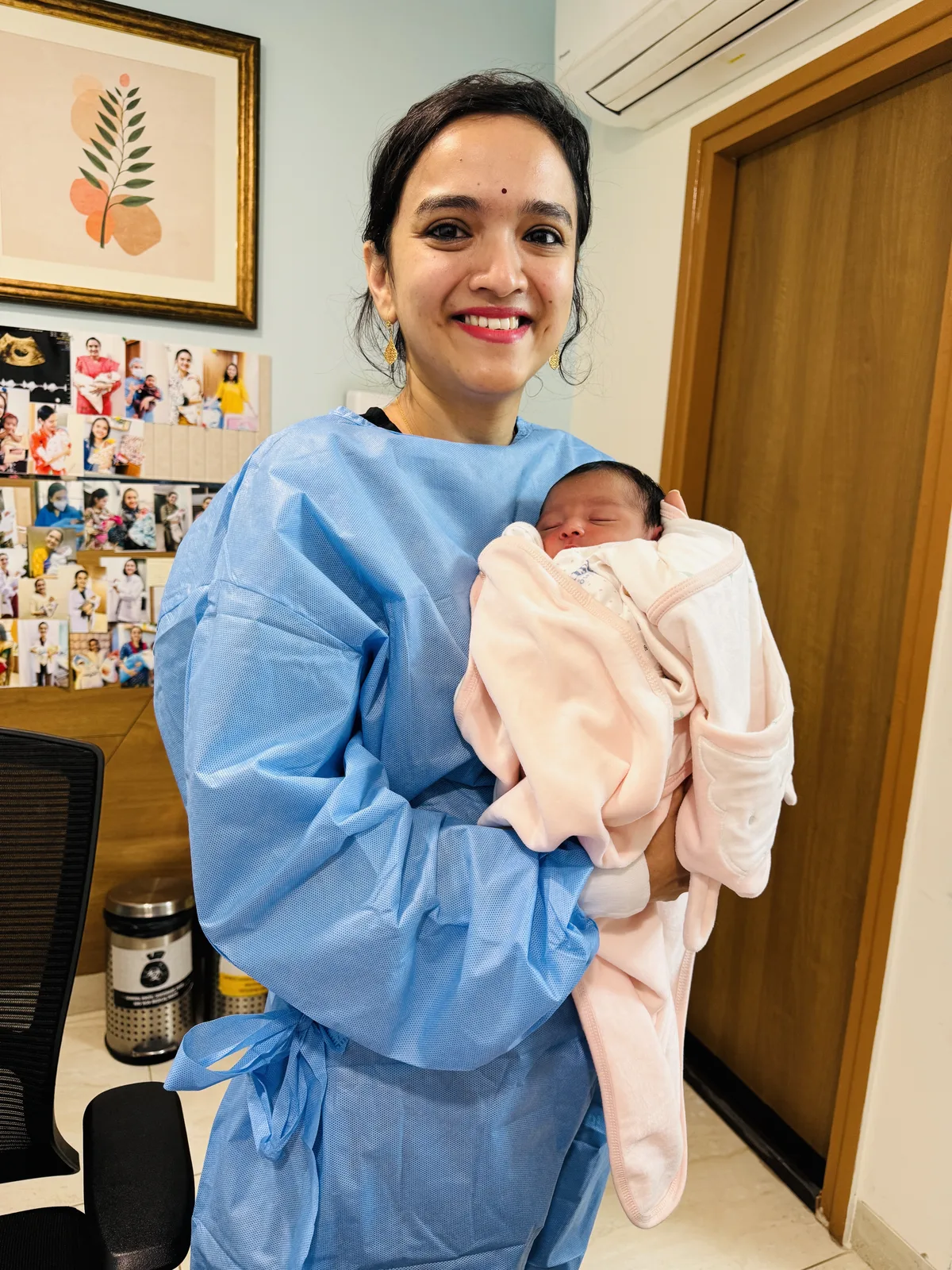 Moment at Dr. Sharvari's clinic
