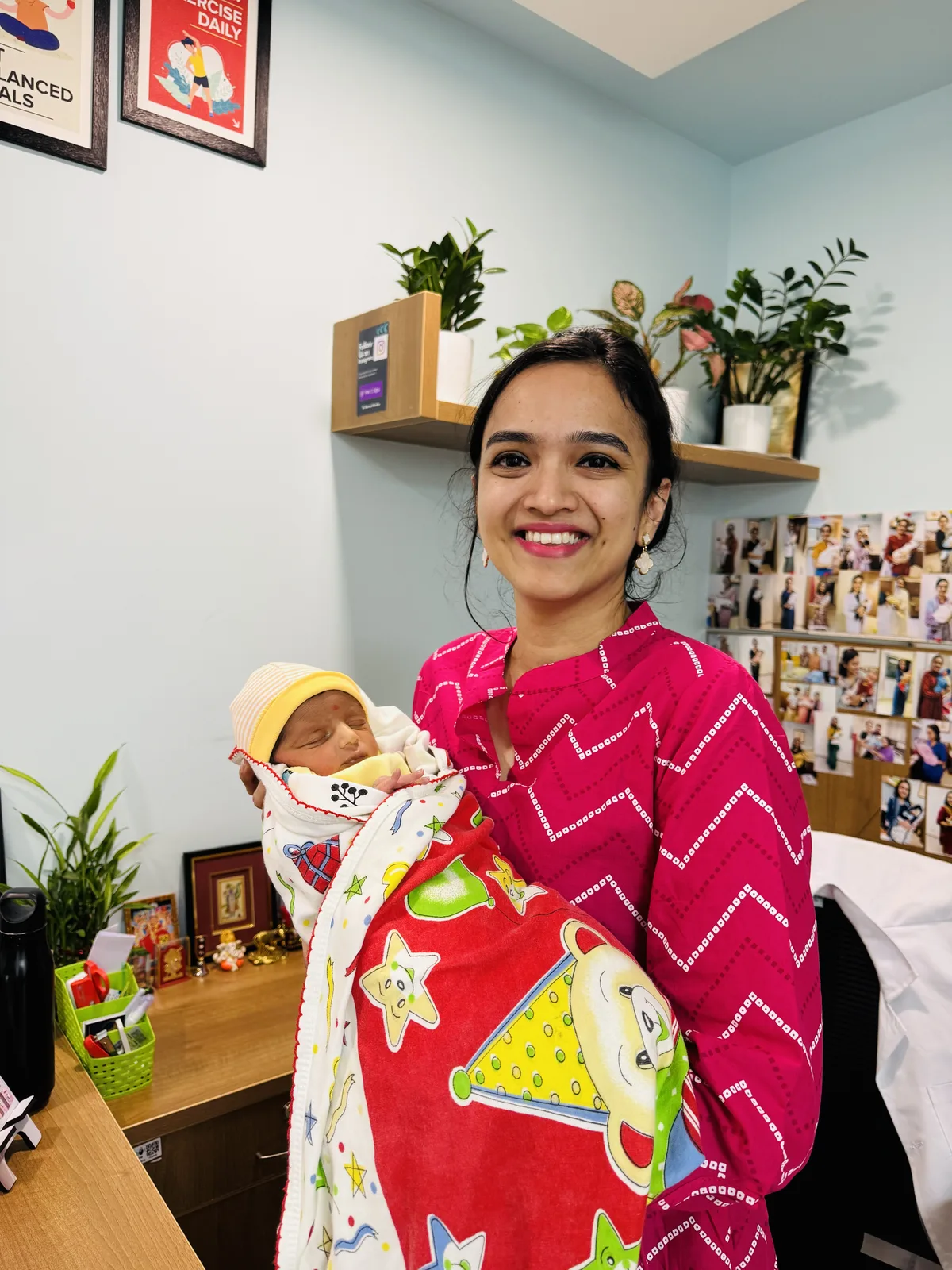 Moment at Dr. Sharvari's clinic