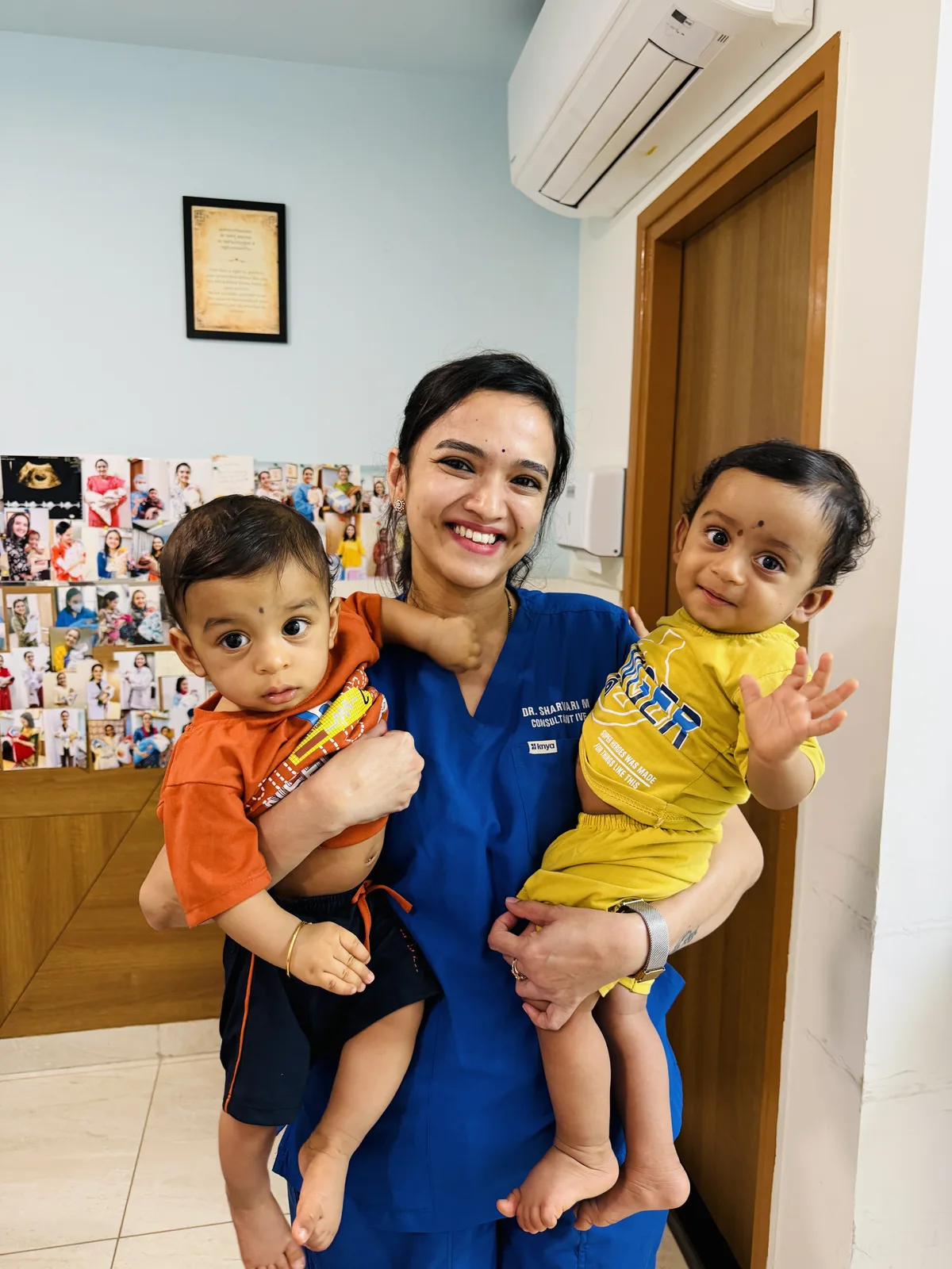 Moment at Dr. Sharvari's clinic