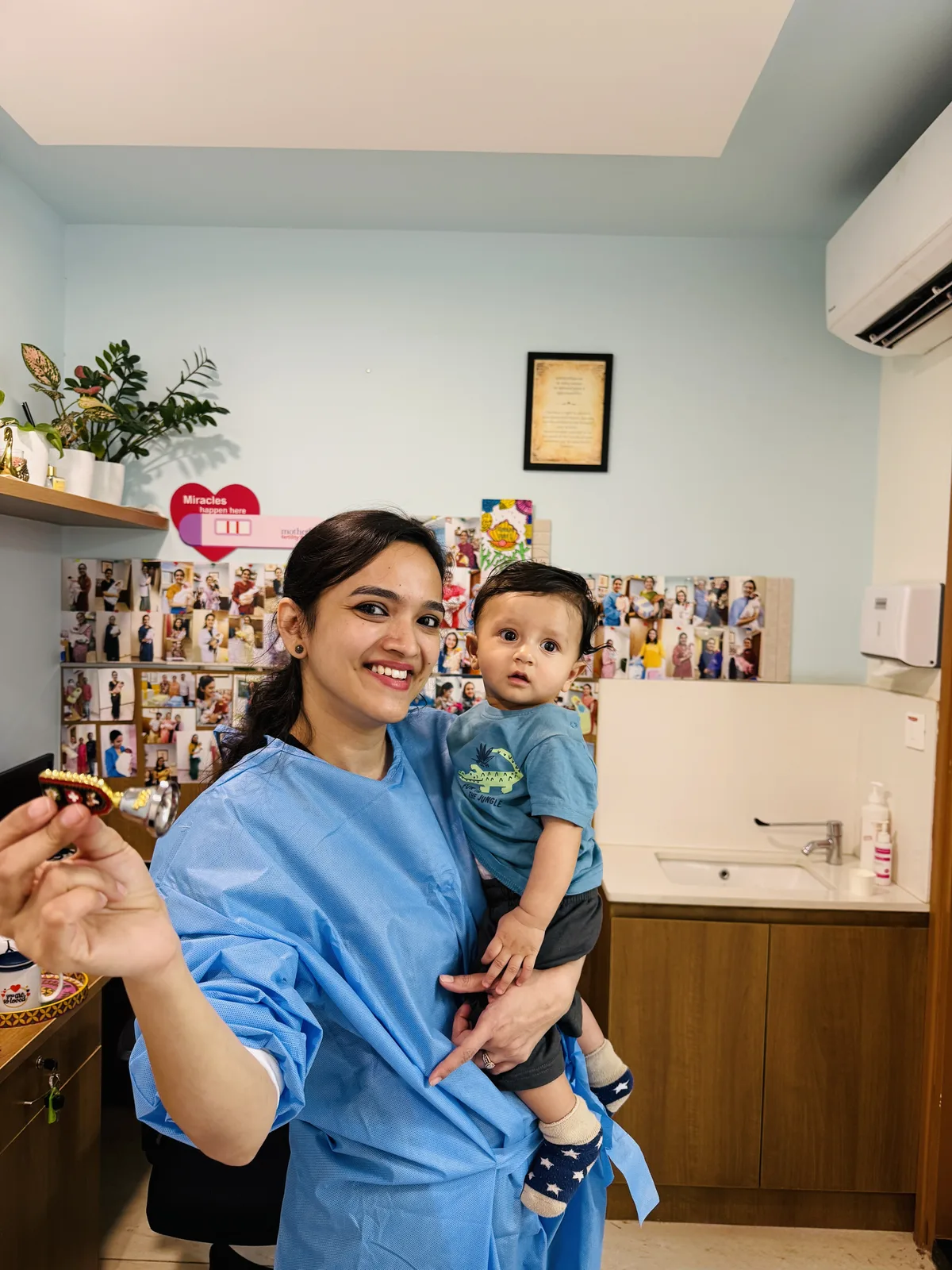 Moment at Dr. Sharvari's clinic