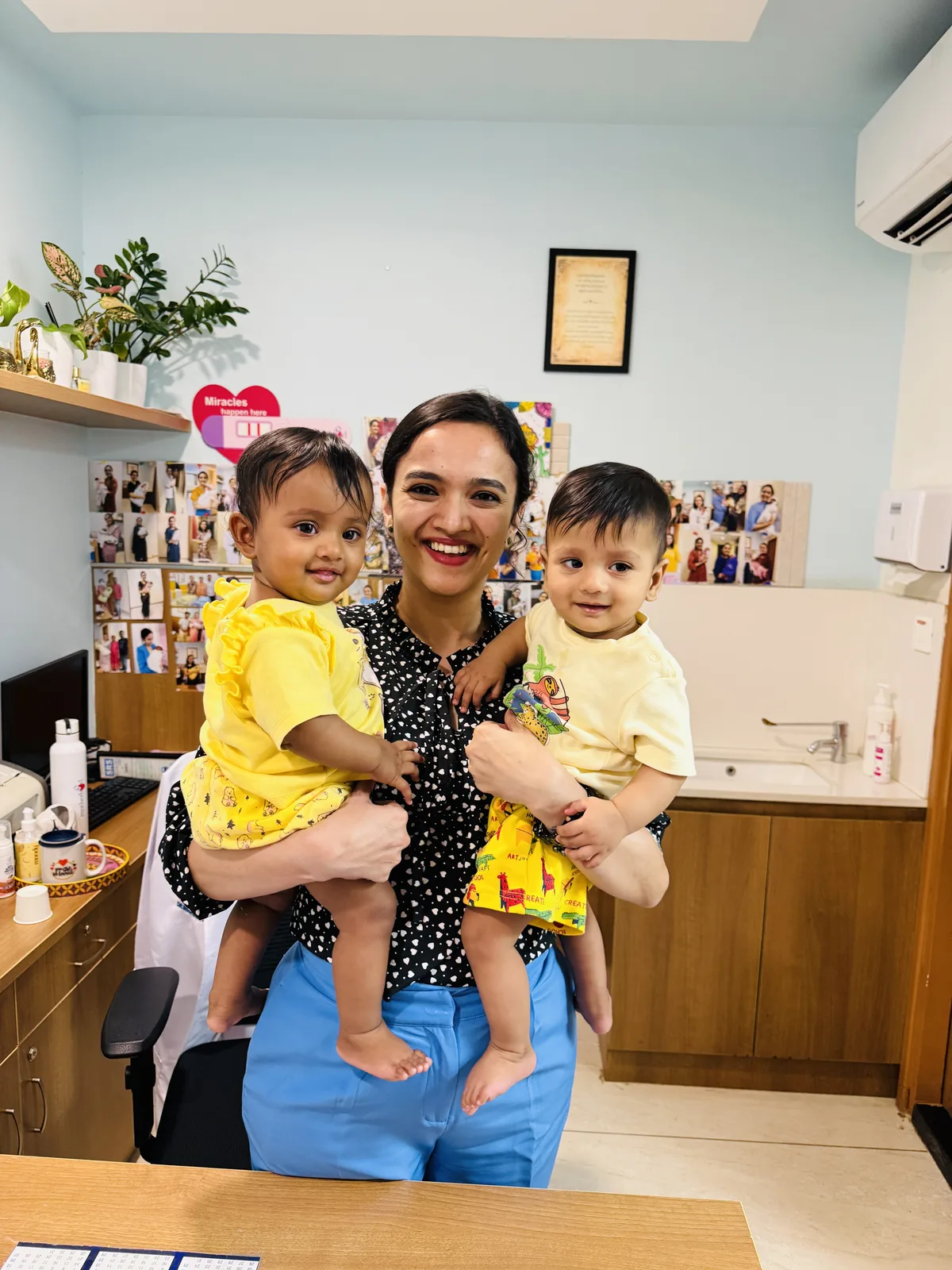 Moment at Dr. Sharvari's clinic