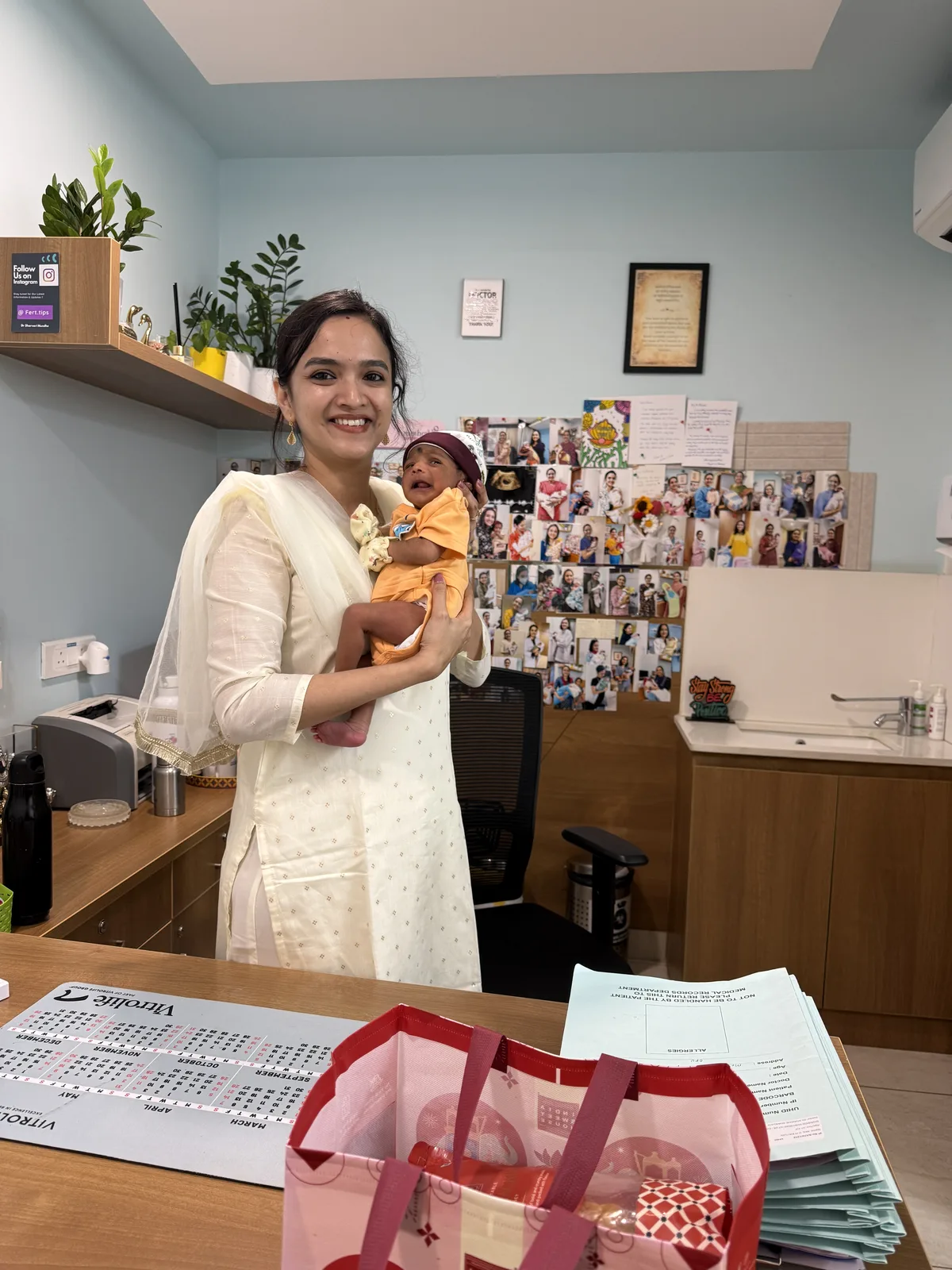 Moment at Dr. Sharvari's clinic