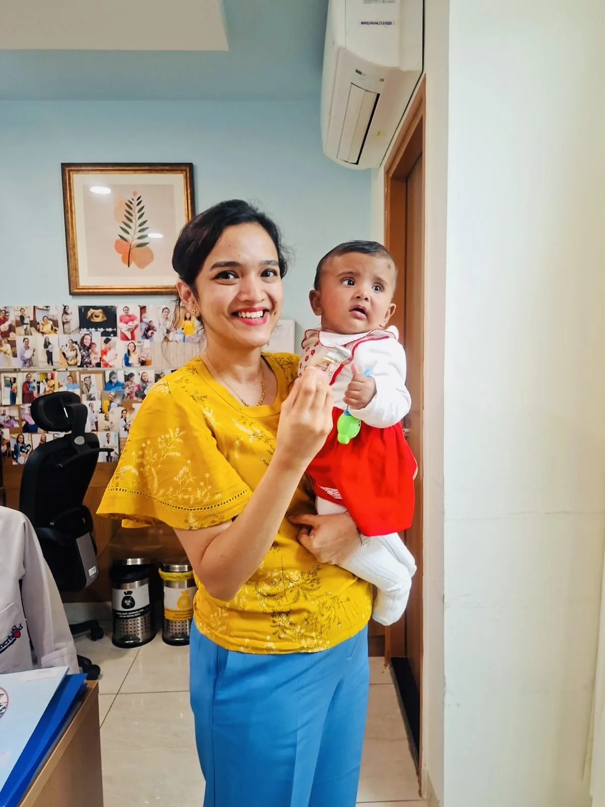 Moment at Dr. Sharvari's clinic